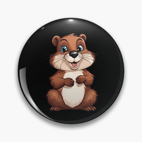 Item preview, Beaver in Cartoon Style designed and sold by Aquillashop.