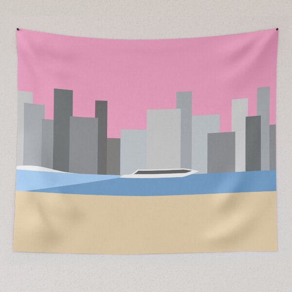 Item preview, City River Beach designed and sold by jezkemp.
