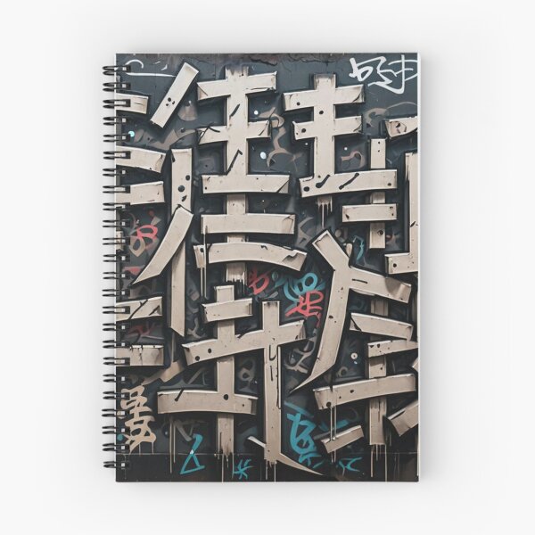 Item preview, Random Kanji Tags, Street Art, Graffiti Pattern designed and sold by Burn-Ego.