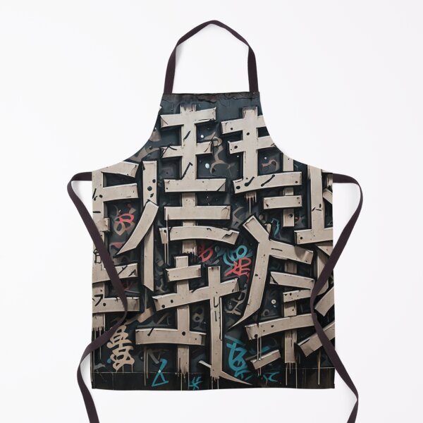Item preview, Random Kanji Tags, Street Art, Graffiti Pattern designed and sold by Burn-Ego.