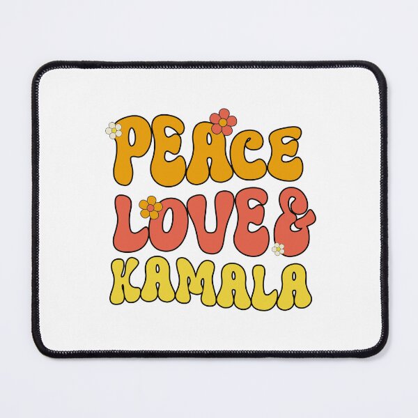 Item preview, Peace Love and Kamala Harris designed and sold by partyfarty.