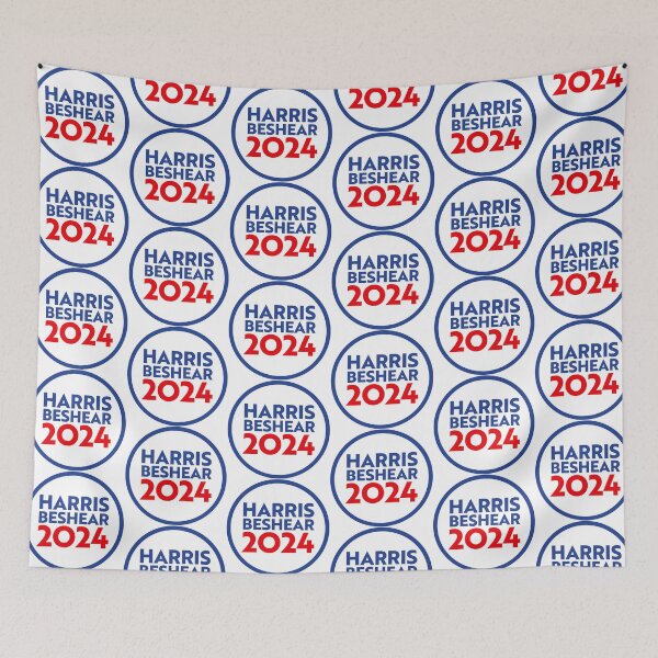 Item preview, HARRIS BESHEAR 2024 Button designed and sold by partyfarty.