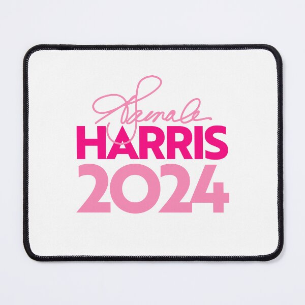 Aperçu de l'œuvre Kamala Harris 2024 en rose créée et vendue par partyfarty.