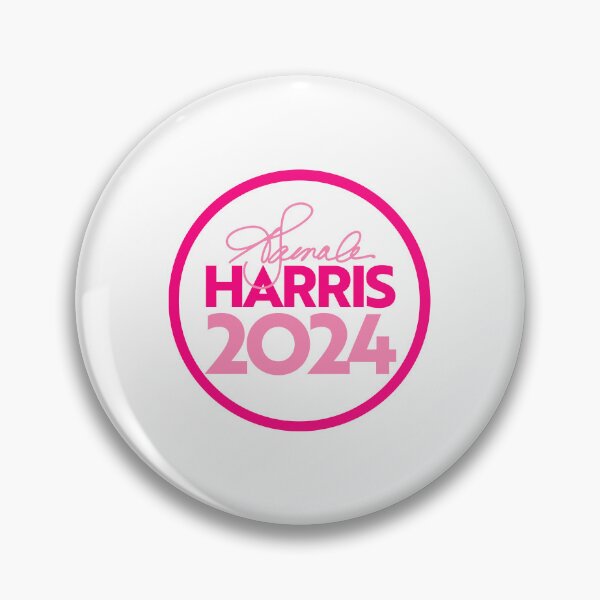 Item preview, Kamala Harris 2024 in Pink Button designed and sold by partyfarty.