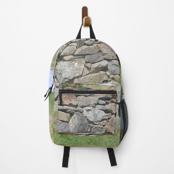 Item preview, Stone Bench By A Stone Wall - Shawbost, Isle Of Lewis designed and sold by lezvee.