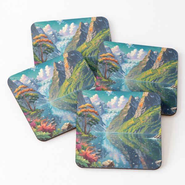 Item preview, Alpine Lake with Glacier designed and sold by SublimeMusings.