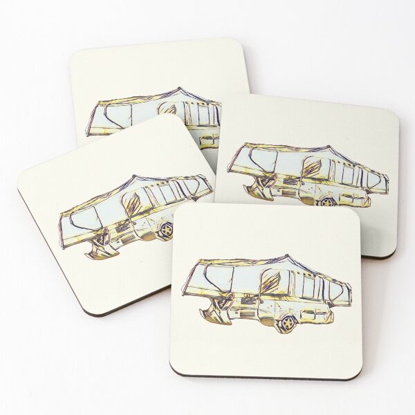 Item preview, Gold Folding Caravan designed and sold by BeccaAelishe.