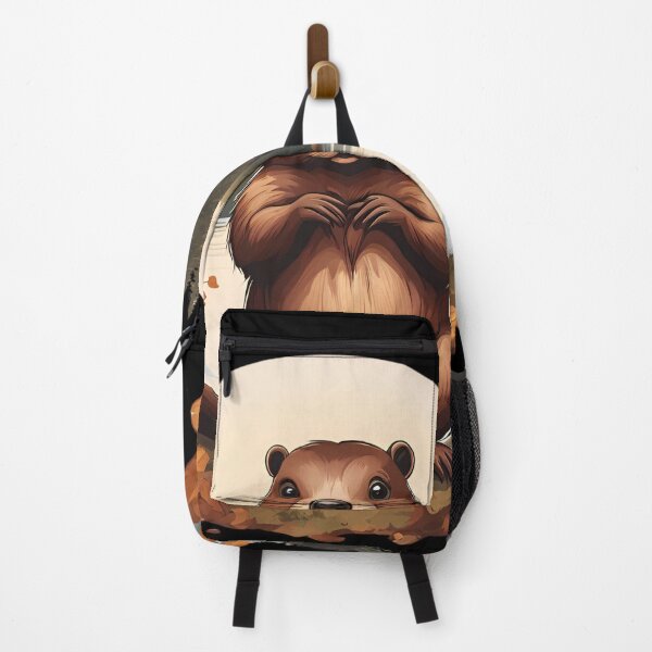 Item preview, Cartoon beaver forest and lake designed and sold by Aquillashop.