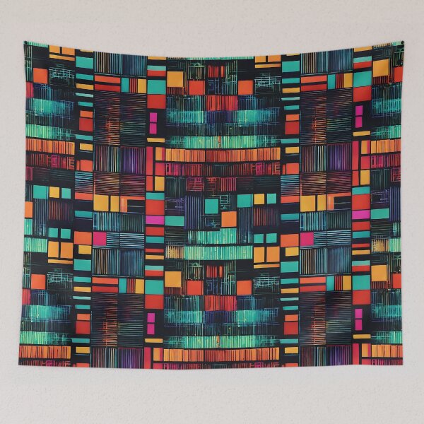 Item preview, Vibrant Bauhaus designed and sold by Zenvo.