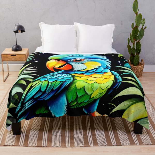 Item preview, Baby parrot at night in the jungle designed and sold by dedoma.