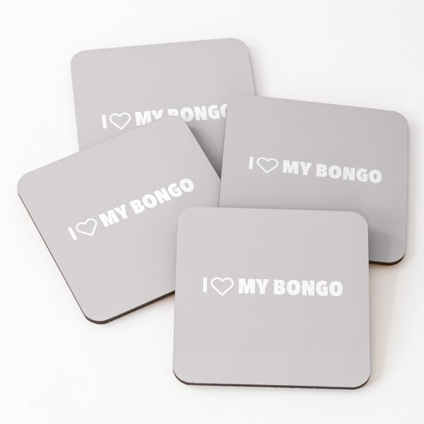 Item preview, I heart my Bongo white text no background designed and sold by LocalOddball.