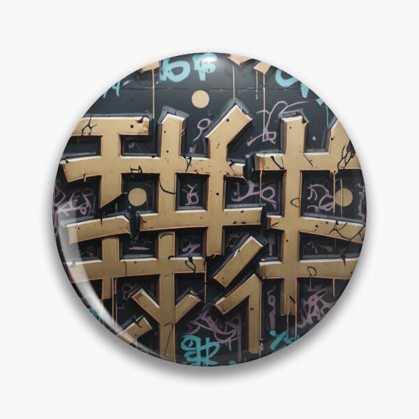 Item preview, Kanji Magick, Street Art, Graffiti Pattern designed and sold by Burn-Ego.