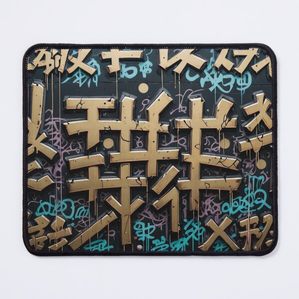 Item preview, Kanji Magick, Street Art, Graffiti Pattern designed and sold by Burn-Ego.