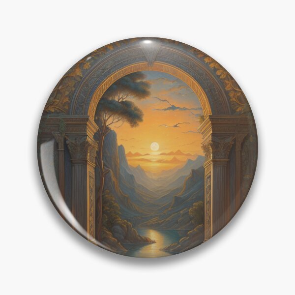 Item preview, Enchanted Sunset Gateway Mystical Landscape designed and sold by EnchantedVista.