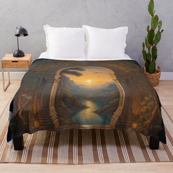 Item preview, Enchanted Sunset Gateway Mystical Landscape designed and sold by EnchantedVista.
