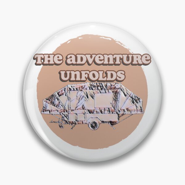 Item preview, The Adventure Unfolds Brown Trailer Tent designed and sold by BeccaAelishe.