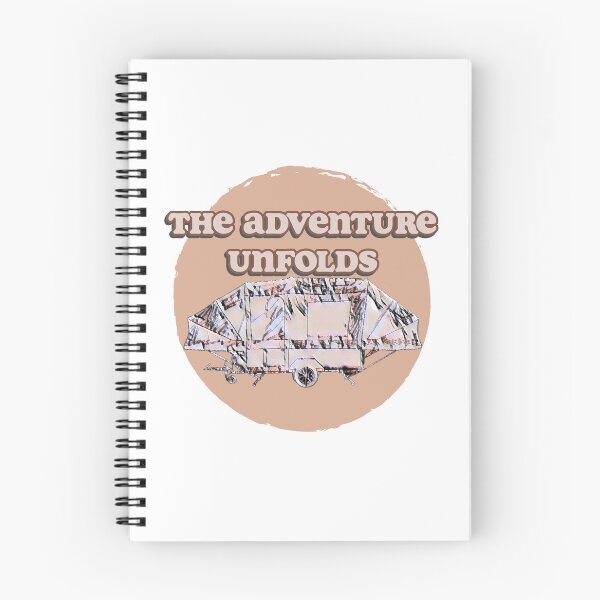 Item preview, The Adventure Unfolds Brown Trailer Tent designed and sold by BeccaAelishe.