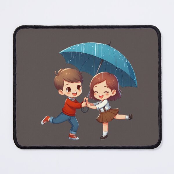 Item preview, Rainy Day of Joy: Children Sharing Umbrellas in a World of Colors designed and sold by Creative StudioK.