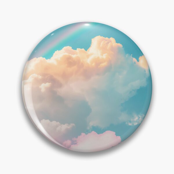 Item preview, Fluffy Pink and Orange Rainbow Sky designed and sold by ffatts.