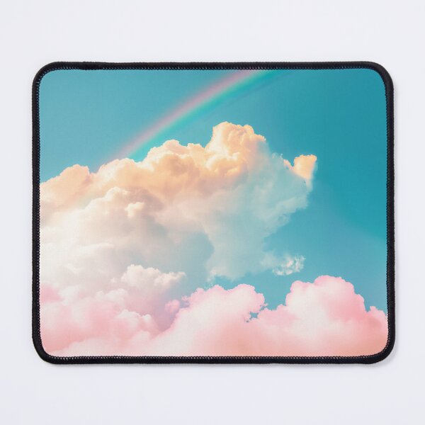 Item preview, Fluffy Pink and Orange Rainbow Sky designed and sold by ffatts.