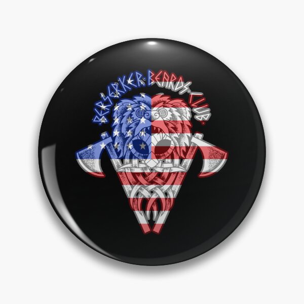 Item preview, Berserker Beards USA Logo designed and sold by Berserkerbeards.
