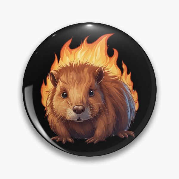 Item preview, Fire Beaver in a cartoon style designed and sold by Aquillashop.