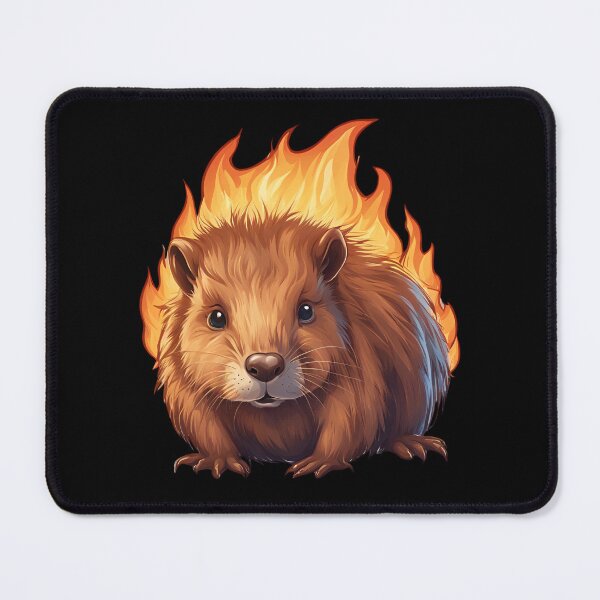 Item preview, Fire Beaver in a cartoon style designed and sold by Aquillashop.