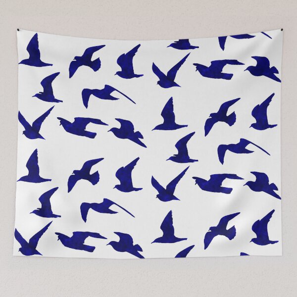 Item preview, Flock of birds print designed and sold by Hollyroseart.