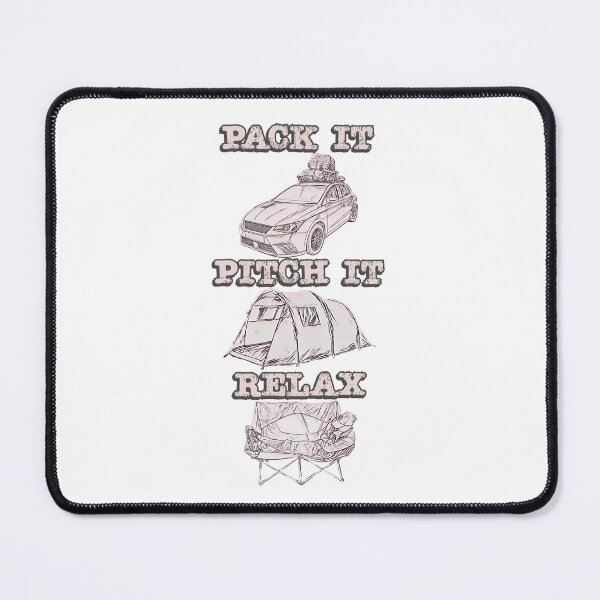 Item preview, Pack it, Pitch it, Relax - Beige Medium Tent designed and sold by BeccaAelishe.