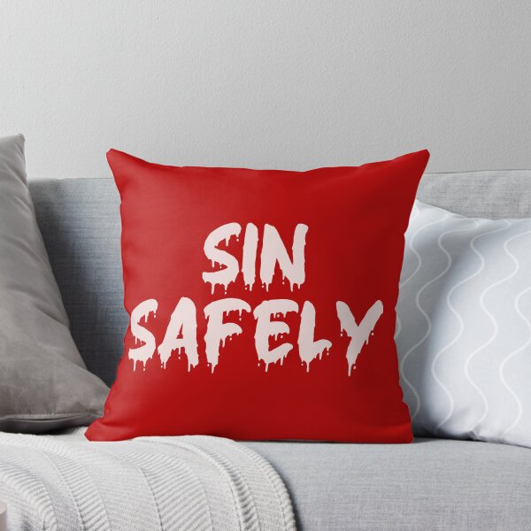 Item preview, PINK ON RED SIN SAFELY BLOOD DRIP designed and sold by RomeArtCo.