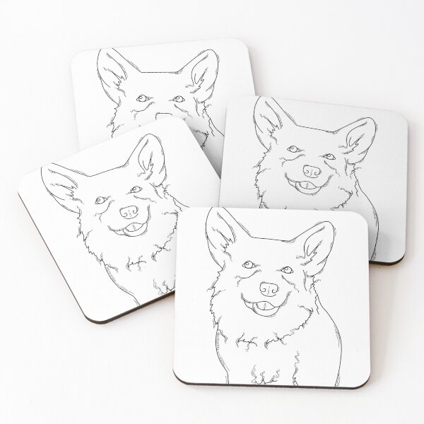 Item preview, Corgi Black and White designed and sold by SqueakySketches.