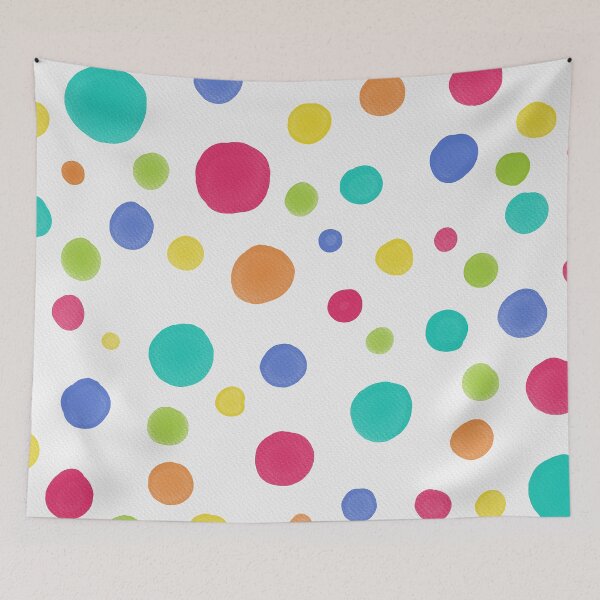 Item preview, Party Polka Dots Cute Fun Birthday Happy Watercolor Pattern designed and sold by LD ART.