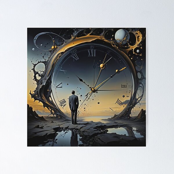 Item preview, Dali Looking at the Gate of Time designed and sold by SublimeMusings.