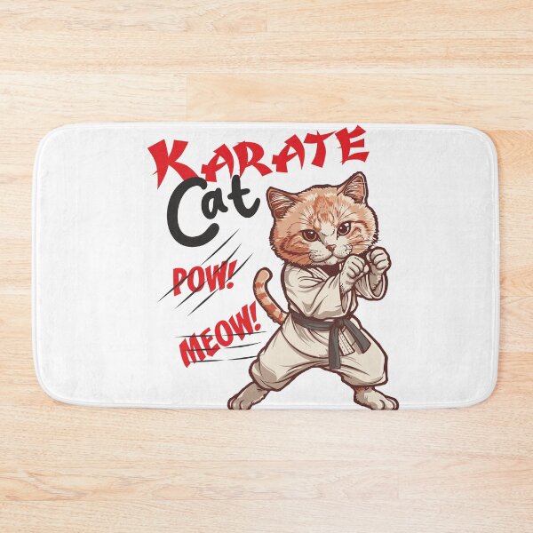 Item preview, Karate cat funny designed and sold by Stereotype-pro.