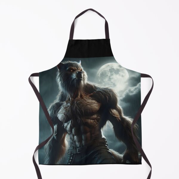 Item preview, Werewolf at Night designed and sold by GalleryBrisArt.