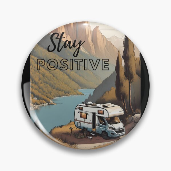 Item preview, Stay Positive mountains chill designed and sold by Mio-Luna.