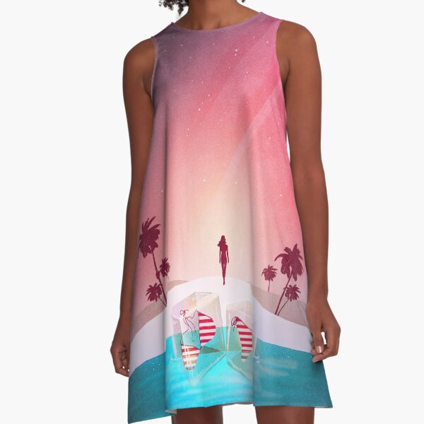 Bikini Strand A-Linien Kleid
