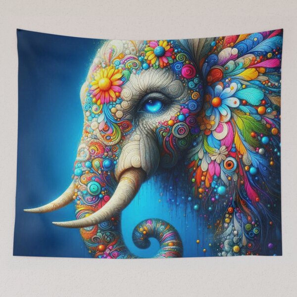 Aperçu de l'œuvre Art d'éléphant créée et vendue par connie campbell.