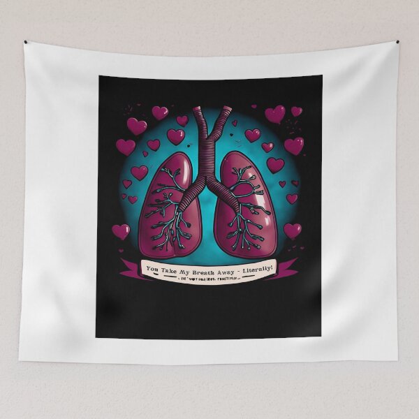 Item preview, You take my breath literally lungs funny dark designed and sold by amaturka.