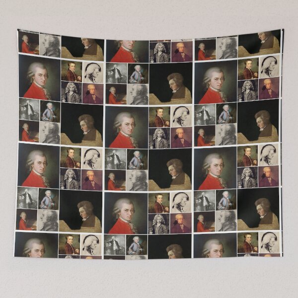 Item preview, Wolfgang Amadeus Mozart Collage designed and sold by itzYuhGirl.
