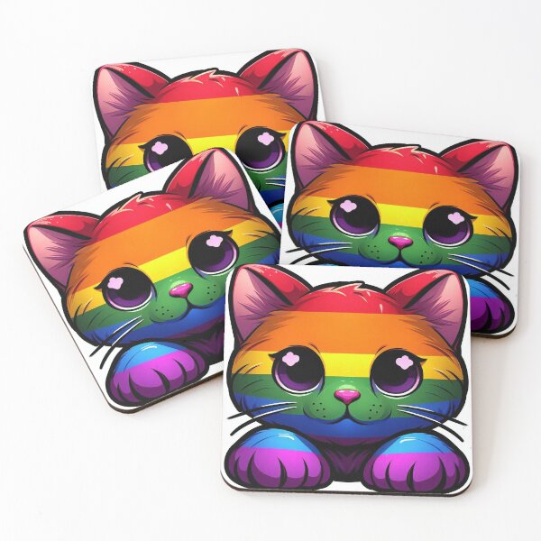 Item preview, Pride Kitty designed and sold by Aesthetica Designs.
