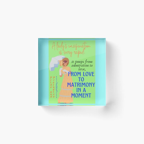 Item preview, Jane Austen Quote designed and sold by MountainAndSea.