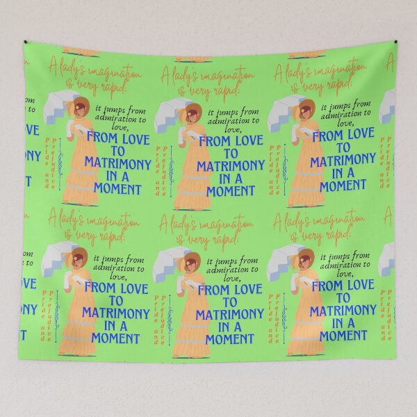 Item preview, Jane Austen Quote designed and sold by MountainAndSea.