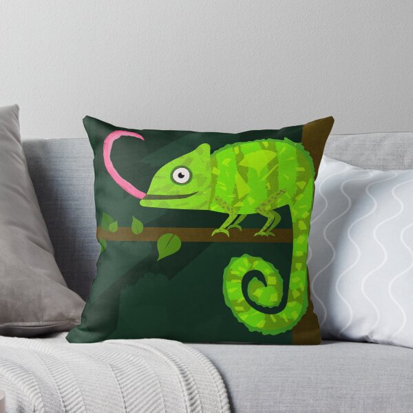 Item preview, green  chameleon designed and sold by Dinasworld.