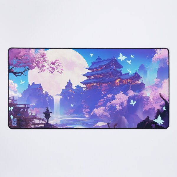 Item preview, Moonlit Tranquility: Japanese Fantasy Scene designed and sold by designsaurusrex.