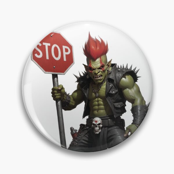 Item preview, Ork Boy with Banner of Speed designed and sold by Grimmethy.
