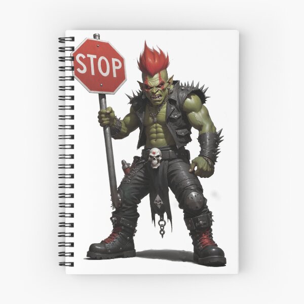 Item preview, Ork Boy with Banner of Speed designed and sold by Grimmethy.