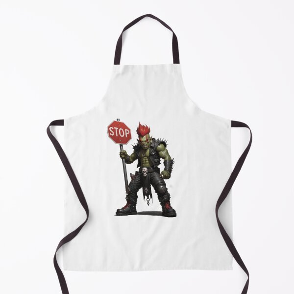 Item preview, Ork Boy with Banner of Speed designed and sold by Grimmethy.
