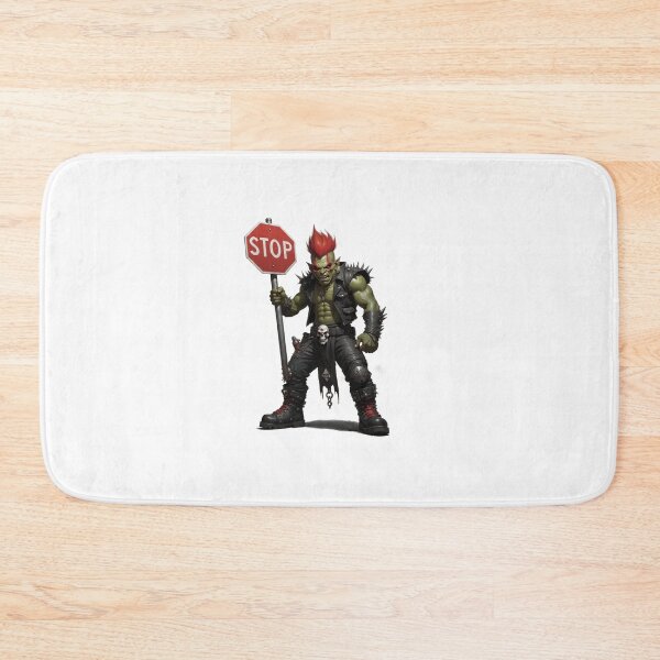 Item preview, Ork Boy with Banner of Speed designed and sold by Grimmethy.