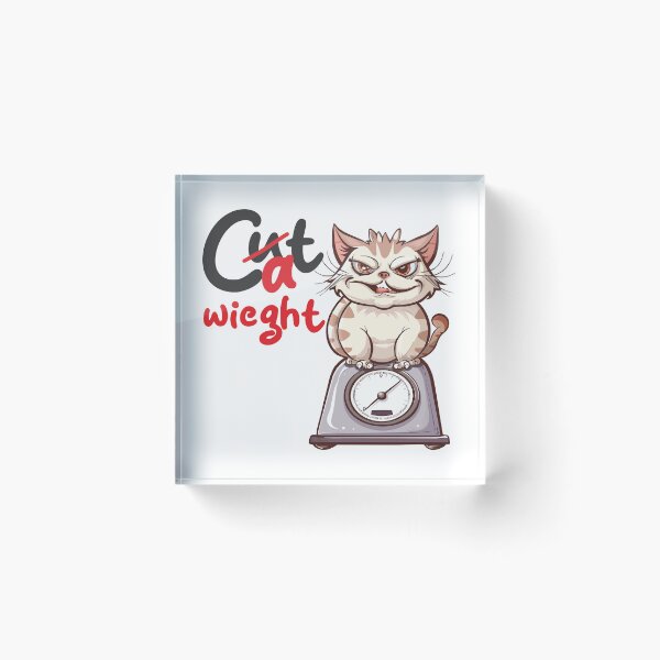 Item preview, Cat Weight Cartoon style designed and sold by Stereotype-pro.